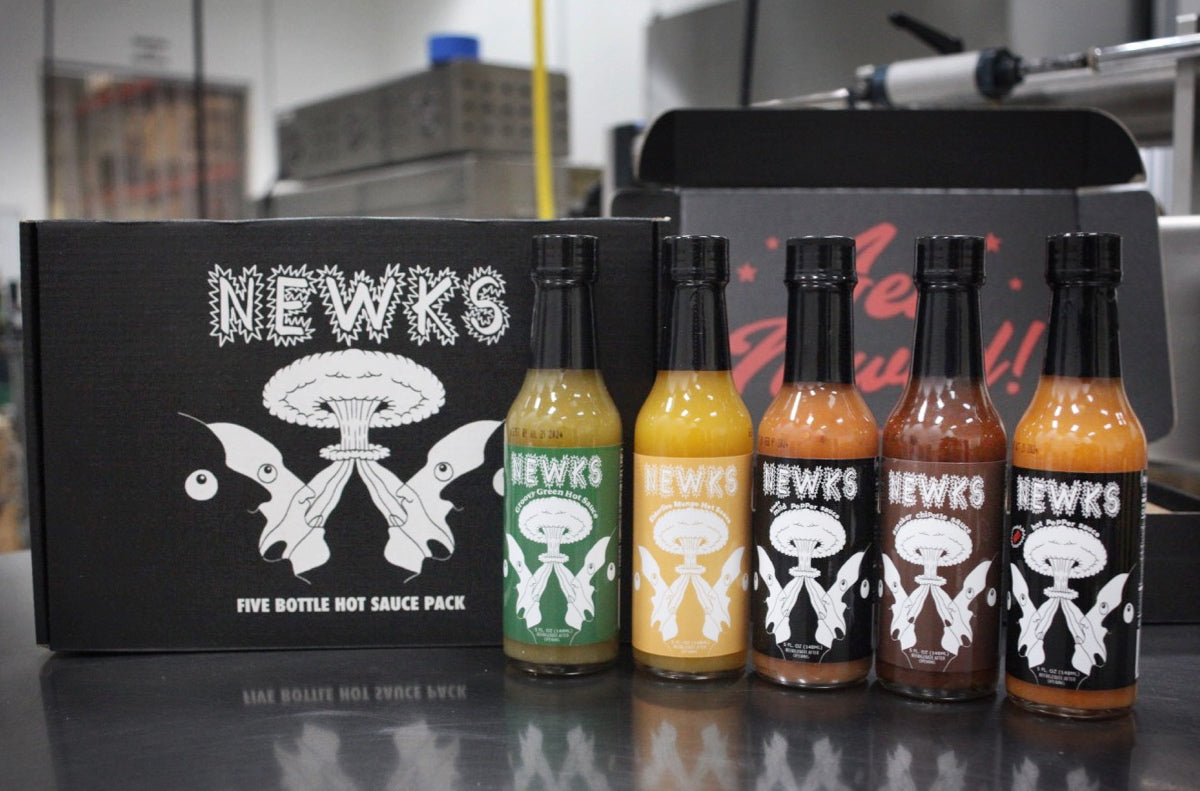 5 Bottle Hot Sauce Set